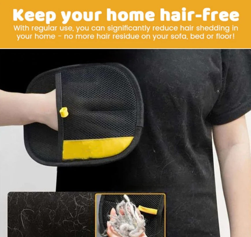 Cat Hair Cleaner Cat Hair Removal Artifact Pet Hair Remover Glove is the quick and reusable solution