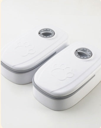Automatic Cat & Dog Feeder – Stainless Steel Smart Dispenser with Portion Timer